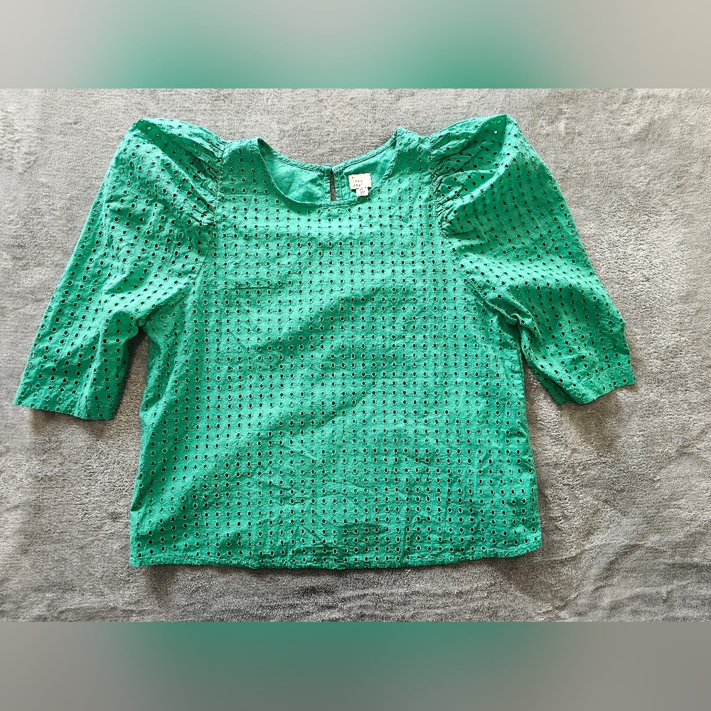 NWOT Puff Sleeve Blouse Sz XL